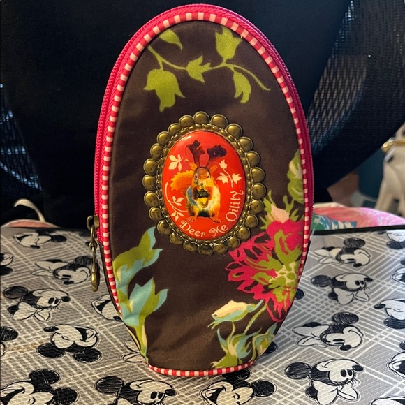 Oilily Brown and Pink Satchel - Picture 1 of 10